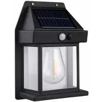 Volteno Zonne-applique - - BOSS - Zwart - Buiten - Zonne-energie