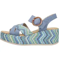 Rieker Sandalen Hak Sandalen Hak - blauw - Maat 42
