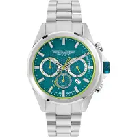 Aston Martin Thrill Hlc W Heren Zilveren Horloge MTRH2S602