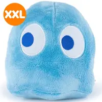Pac-Man Spookje (Blauw) Pluche Knuffel XXL 65 cm - Grote Speelgoed Knuffels voor Kinderen Jongens Meisjes