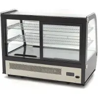 Maxima Gebaksvitrine - 160 L - 88 cm - Schuifdeuren Achter