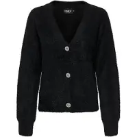 ONLY Gebreid vest 'ONLElla' zwart