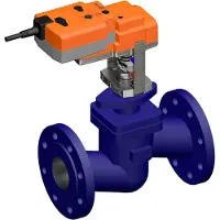Belimo Klepafsluiter 18mm Flens DN100 Kvs125 24VAC/DC Fail-Safe NC/NO 150s 2-10V 1000N IP54 H6100X125-SP2/NVK24A-SR-TPC