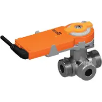 Belimo 3-Weg Regelklep G1 Kvs4 24VAC/DC 75s 2-10V 2Nm IP54 R513/KR24-SR