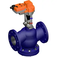 Belimo Klepafsluiter DN65 Flens 30mm Slag Kvs63 230VAC Fail-Safe NC/NO 150s 3-punts 2000N IP54 H665N/AVK24A-3-TPC