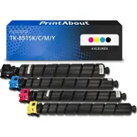 PrintAbout Huismerk Kyocera TK-8515K/C/M/Y Toner 4-kleuren Multipack