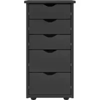vidaXL Kast Grijs 34 x 39 x 61,5 cm Massief vurenhout