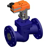 Belimo Klepafsluiter 18mm Flens DN100 Kvs125 24VAC/DC 150s BACnet 0-10/2-10V 1000N IP54 H6100X125-SP2/NV24A-MOD