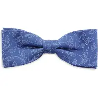 Sir Redman SR24065 ( SRBOWTIE24065 ) strik Botanical Flow denimblauw