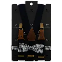 Sir Redman SR26028 Kids bretels combi pack Blue Oxfordham