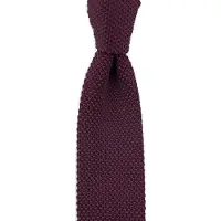 Sir Redman SR22054 ( SRTIE22054 ) gebreide stropdas aubergine