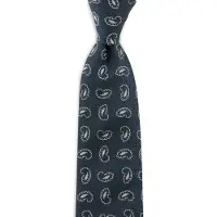 Sir Redman SR22097 ( SRTIE22097 ) stropdas C'est Paisley marineblauw