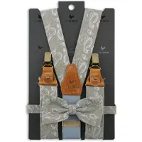 Sir Redman SR20156 ( SRCOMBI20156B ) bretels combi pack Paisley Partito verde marrone