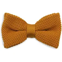 Sir Redman SR24014 ( SRBOWTIE24014 ) gebreide strik cognac