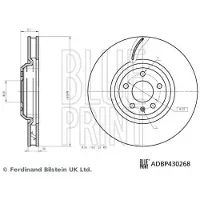 Blue Print ADBP430268 Remschijf