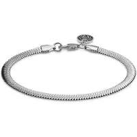 Lucleon Essentials | 5 mm Zilverkleurige Armband met Visgraatschakels