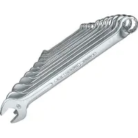 Gedore 10 - 32mm 12-Delige Set Steeksleutels Met 10 Graden Gebogen Ring