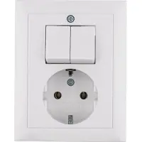 Hager Berker S.1 Wandcontactdoos Polair Wit Glanzend - 6143558949