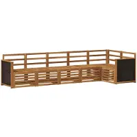 vidaXL Buiten bank set 5 st Naturel Massief Acacia Hout