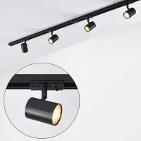 LumenXL 1-fase railsysteem set van 1,5 meter met Nox spots, 3-staps dimbaar