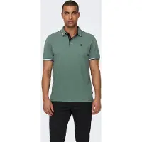 Only & Sons Shirt 'ONSFletcher' jade groen / zwart / wit