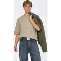 Only & Sons Shirt 'ONSGIVO' donkerbeige