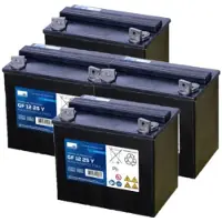 Sonnenschein 4 stuks: GF12 25 Y / GF12-25Y Deep Cycle Gel accu's (12V, 28 Ah)