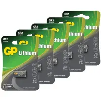 GP CR2 Lithium batterij (5 stuks, 3V, 920 mAh)