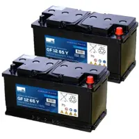 Sonnenschein 2 stuks: GF12 65 Y / GF12 065 Y Deep Cycle Gel accu's (12V, 78Ah)