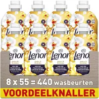 Lenor Wasverzachter - Amber & Orchidee - 8 x 55 Wasbeurten