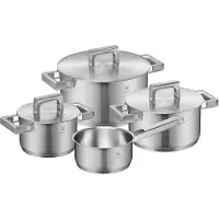 WMF Ultimate Cool - Pannenset - 4-delig - Geschikt voor Inductie - RVS - Cool Touch Handgrepen