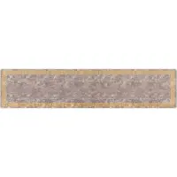 vidaXL Tapijt Runner MARSA Grijs 100 x 450 cm Polyester en PVC