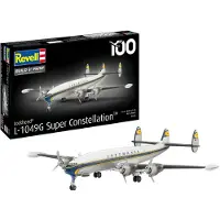 Revell Modelbouwpakket Vliegtuigen - 03745 Lockheed L.1049G Super Constellation - Lufthansa 100 - Duits Passagiersvliegtuig Plastic - 1:144 - Modelbouw