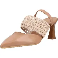 Hispanitas Dames Bruine Giorgia schoenen (40), Leer, 5 tot 8 cm, Geen, Casual HV264779