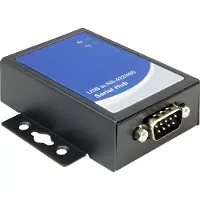 DeLOCK USB-A (m) naar 9-pins SUB-D met moeren (m) seriële RS422/RS485 adapter / FTDI/Sipex chip / met dip switch / ESD protectie