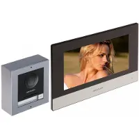 Hikvision DS-KIS702Y 2-draads digitale IP-video-intercomkit met 230 volt aansluiting