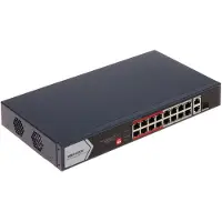 Hikvision DS-3E0318P-E/M(C) 16-poorts Fast Ethernet niet-beheerde POE-switch