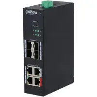 Dahua HS4408-4ET-96 8-poorts robuuste beheerde switch met 4-poorts PoE