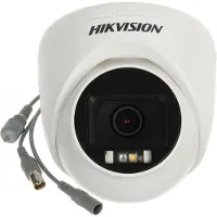 Hikvision DS-2CE76D0T-LPFS(2.8mm) 2MP Slim Hybrid Light Audio Vast Turret Camera