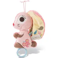 Nici Muziekknuffel Hopsalie 2d Konijn 20 Cm Pluche Roze
