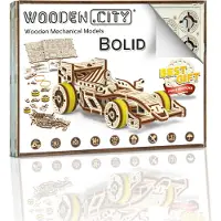 Wooden City Bolid Race Auto - Houten Modelbouw