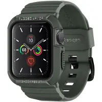 Spigen Rugged Armor Pro - Apple Watch 41MM / 40MM Hoesje en Bandje - Groen