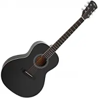 Gear4Music Parlour Akoestische Gitaar van , Zwart