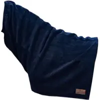 Kentucky Horsewear Horsewear - Heavy Fleece Horse scarf navy, size cob