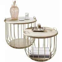 Loberon Salontafel set van 2 Lawson
