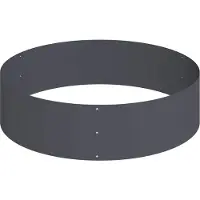 vidaXL Tuin Plantpot Antraciet 120 x 120 x 20 cm Koudgewalst staal
