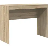 vidaXL Bureau met lade met plank met opslag 2 pcs Sonoma Eik
