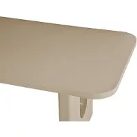 Vente-unique Eettafel voor 8 personen van MDF - Taupe - NAKONI