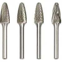 EUROBOOR hardmetalen stiftfrees type F | 10 x 20 x 6 x 65 - RBA.F1006