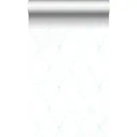 Origin Wallcoverings behang wieberruit-motief mat wit en mintgroen - 347494 - 53 cm x 10,05 m